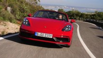 Porsche 718 Boxster GTS 4.0 in Carmine Red Driving Video