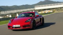 Porsche 718 Boxster GTS 4.0 in Carmine Red Track test