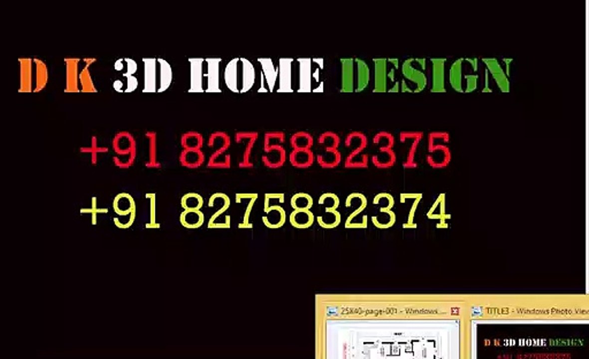 25x40 duplex house plan