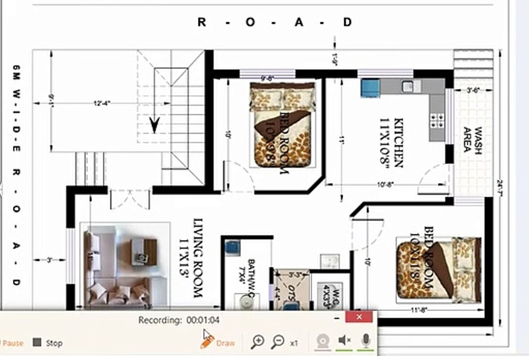 25x40 ft best HOUSE PLAN