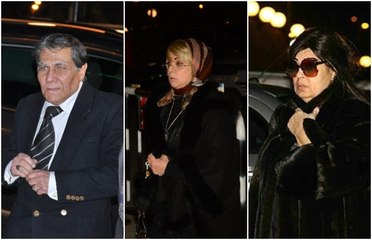 لقطات مجمعة للنجوم من عزاء نادية لطفي