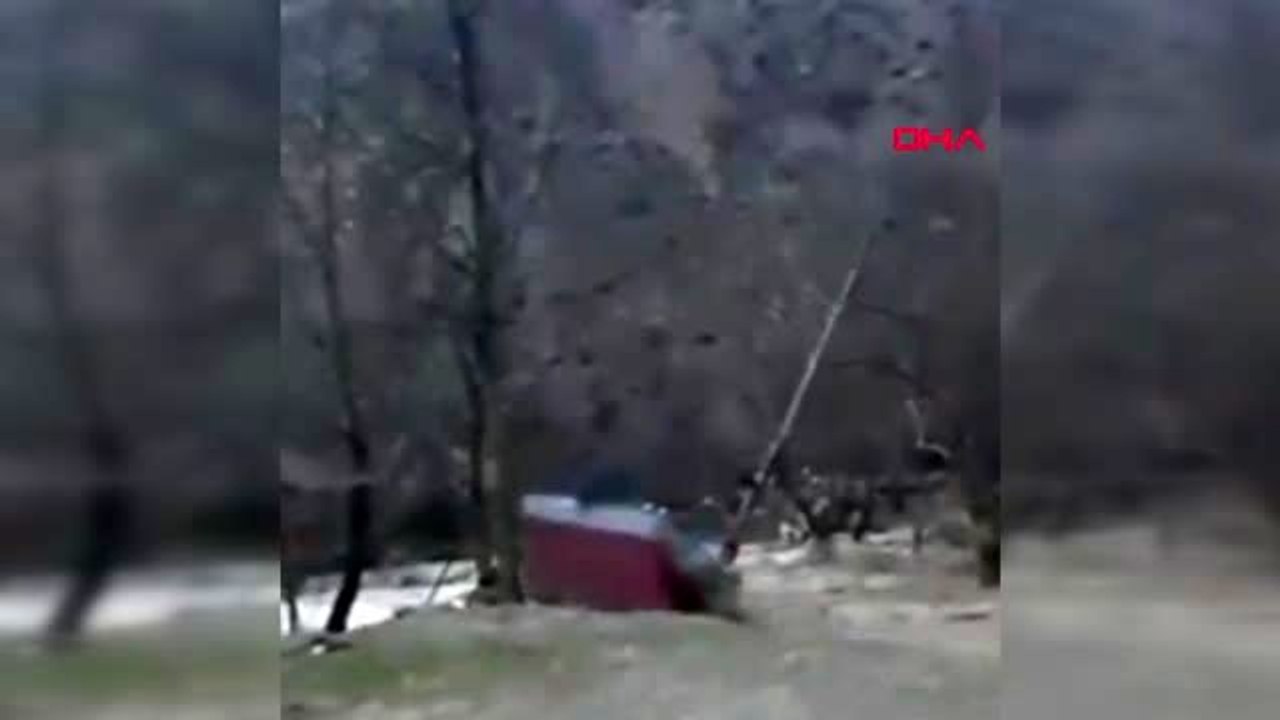 Kayseri'nin yahyalı ilçesinde şiddetli yağmur sele neden oldu-3