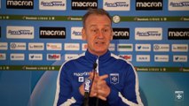 La conférence de presse de Jean-Marc Furlan avant AC Ajaccio-AJA