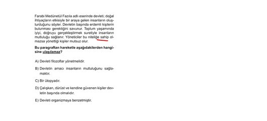 Sıradışı Analiz Yayınları TYT 6. Deneme Sınavı - Sosyal Bilimler 25. Soru
