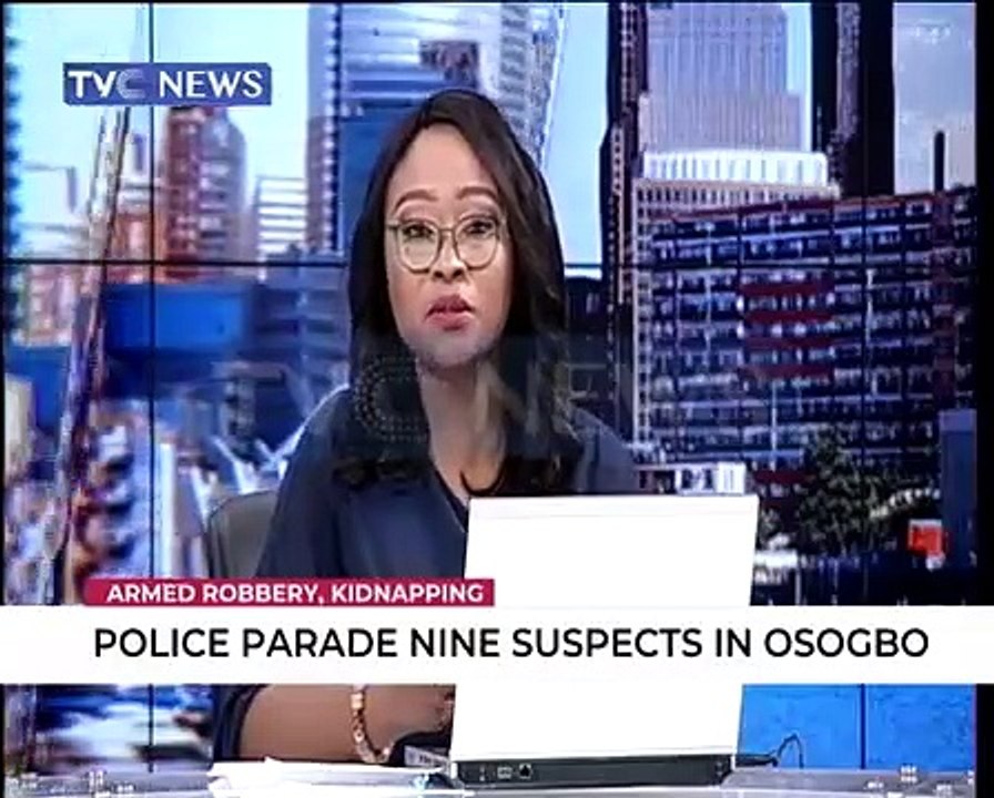 Police parade nine armed robbery suspects in Osogbo