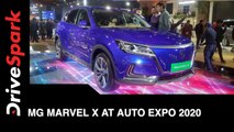 MG Marvel X at Auto Expo 2020 | MG Marvel X  First Look, Features & More