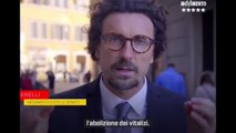 Toninelli - In piazza comtro i vitalizi (07.02.20)