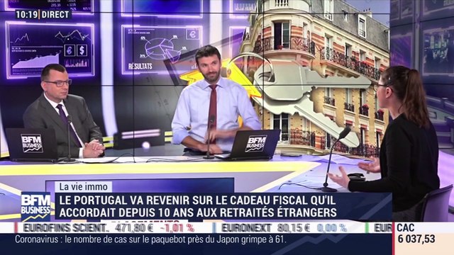 Marie Coeurderoy: Le Portugal va revenir sur le cadeau fiscal qu'il accordait depuis 10 ans aux retraités étrangers - 07/02