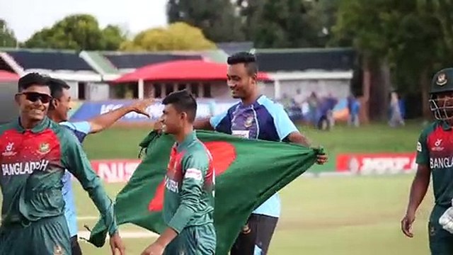 ICC U19 CWC- Bangladesh reach the Under-19 World Cup Final
