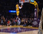 LeBron windmill dunk lights up Staples Center