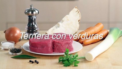 Receta de ternera con verduras