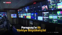 Paraguay'ın Türkiye Büyükelçisi Peralta'dan TRT'ye ziyaret