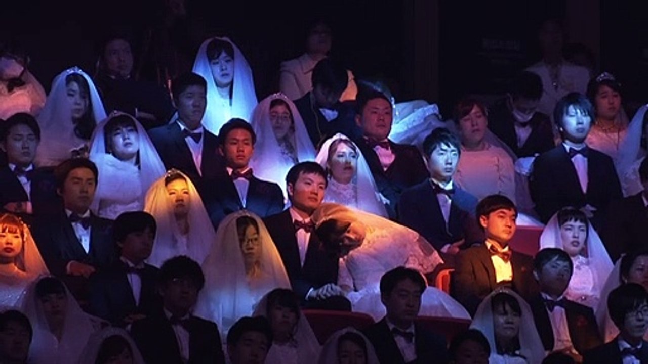 Corée du Sud: mariage collectif chez les moonistes malgré le virus