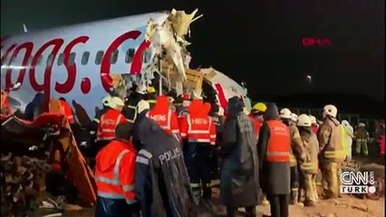 Sabiha Gökçen'deki kaza anı uçuş simülatör merkezinde canlandırıldı