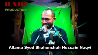Shahadat syeda Fatima key dardnak masaib - Allama Syed Shehanshah Hussain Naqvi