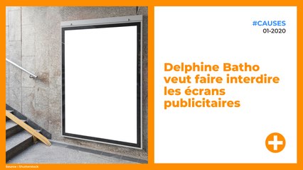 Delphine Batho veut faire interdire les écrans publicitaires