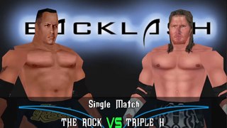 WWF No Mercy 2.0 Mod Matches The Rock vs Triple H