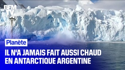 18,3°C relevé... Il n'a jamais fait aussi chaud dans l'Antarctique argentine
