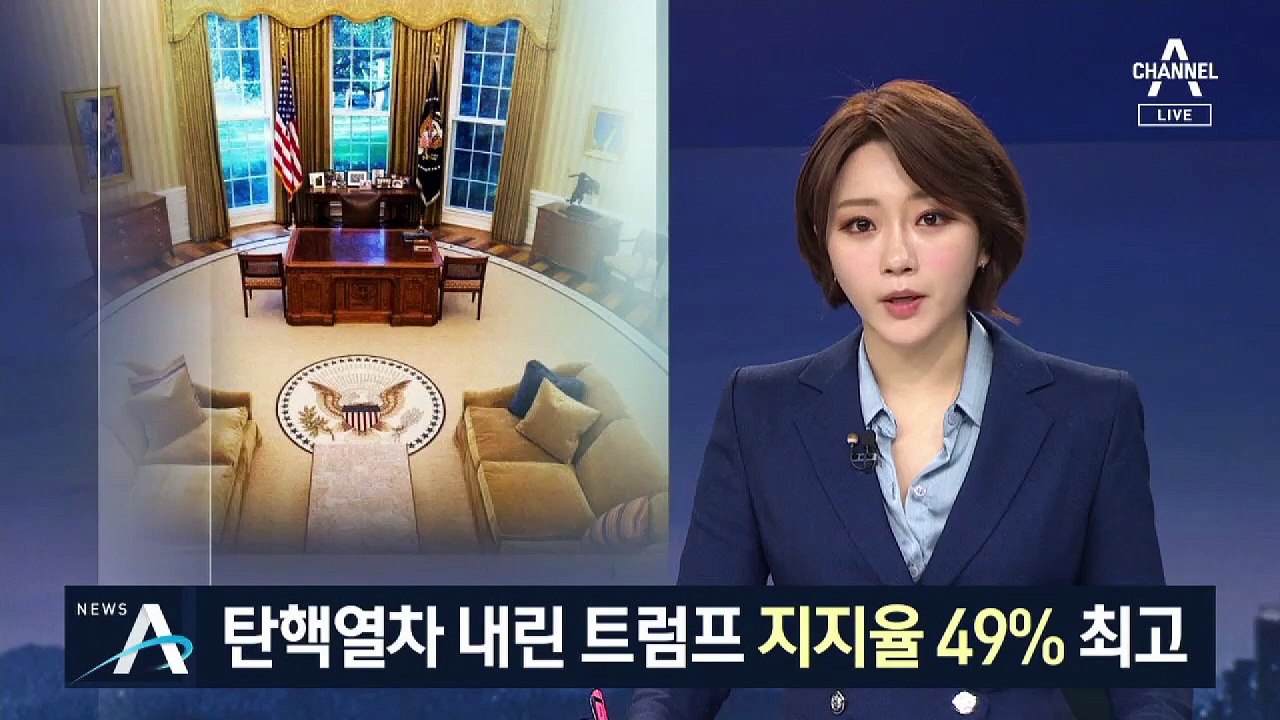트럼프, ‘탄핵 무죄’ 자축…지지율 49% 최고 기록