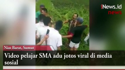 Video Viral 2 Kelompok Pelajar SMA Berkelahi di Nias