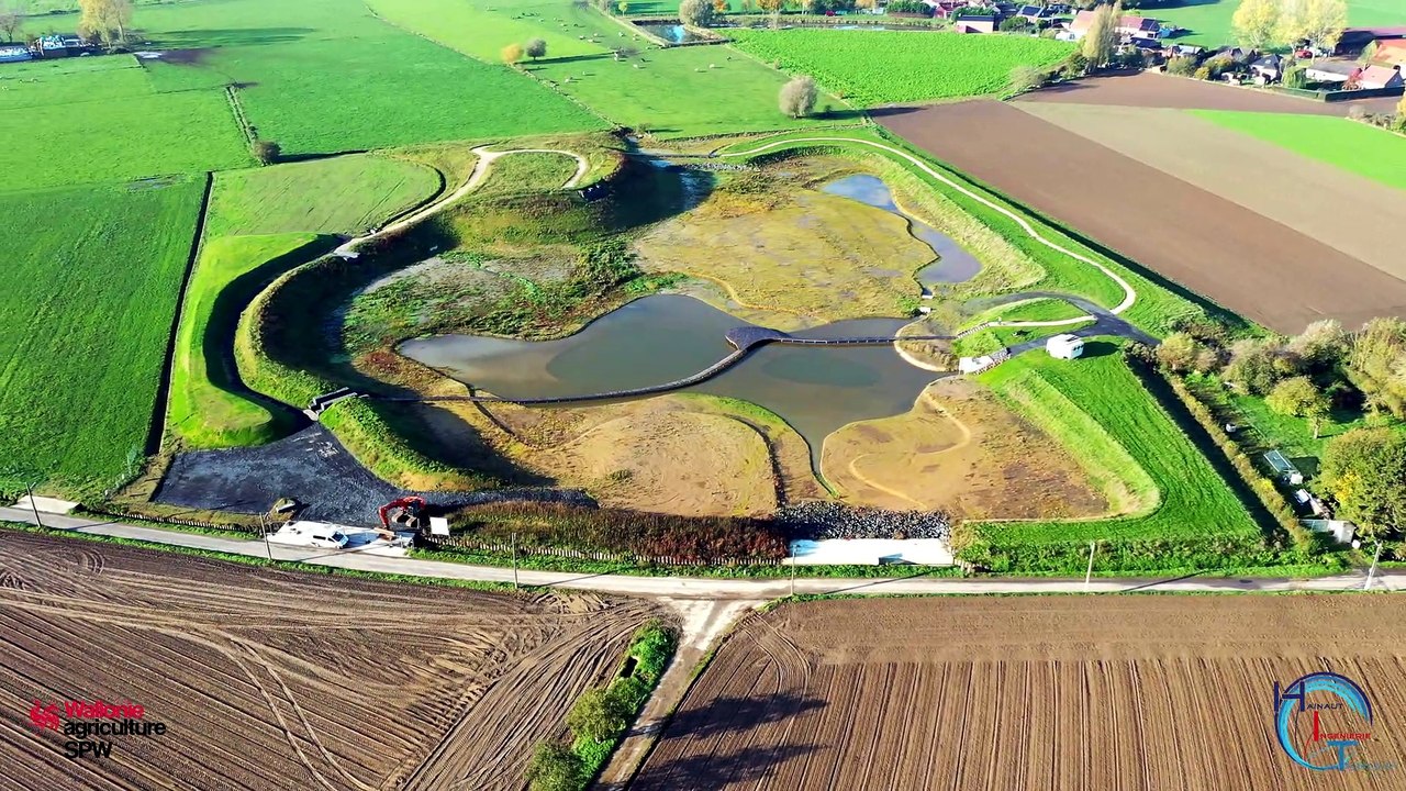 Les zones d'inondation temporaire de Willemeau...
