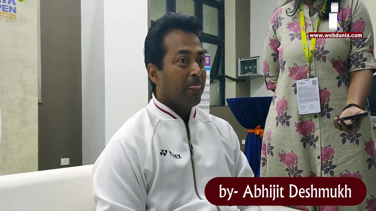 Leander Paes shares his emotion in a press conference