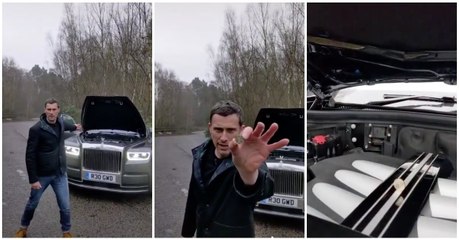 Motor Rolls-Royce é tão silencioso que moeda colocada no motor não cai com as acelerações