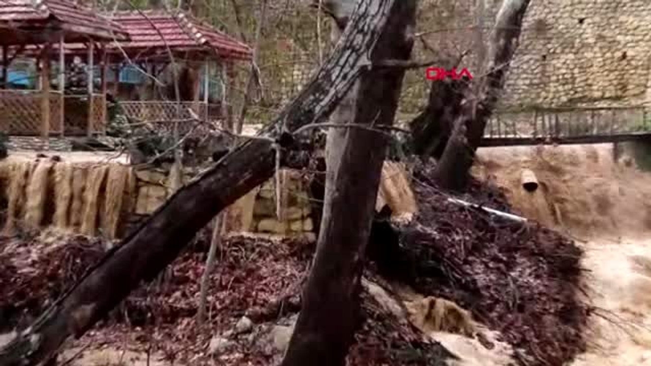 Karaman ermenek'te yağış sele neden oldu