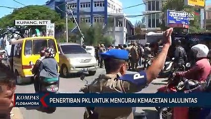 Aksi Protes Warnai Penertiban PKL di Kota Kupang