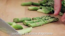 Receta de espárragos salteados