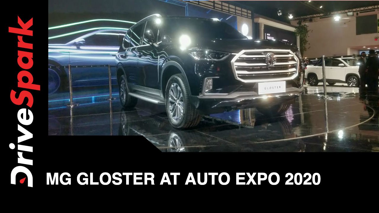 MG Gloster at Auto Expo 2020 | MG Gloster  Firs...