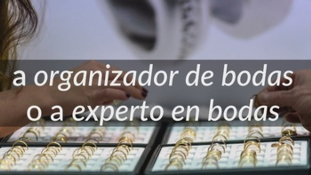 Fundéu BBVA: "organizador de bodas", mejor que "wedding planner"