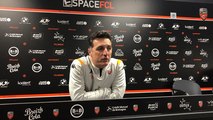 Christophe pélissier, entraîneur du fc lorient avant la réception du fc nantes