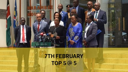 Top 5 @ 5: Kakamega tragedy memorial, Nyoro's typo-laden message, Mbagathi coronavirus isolation