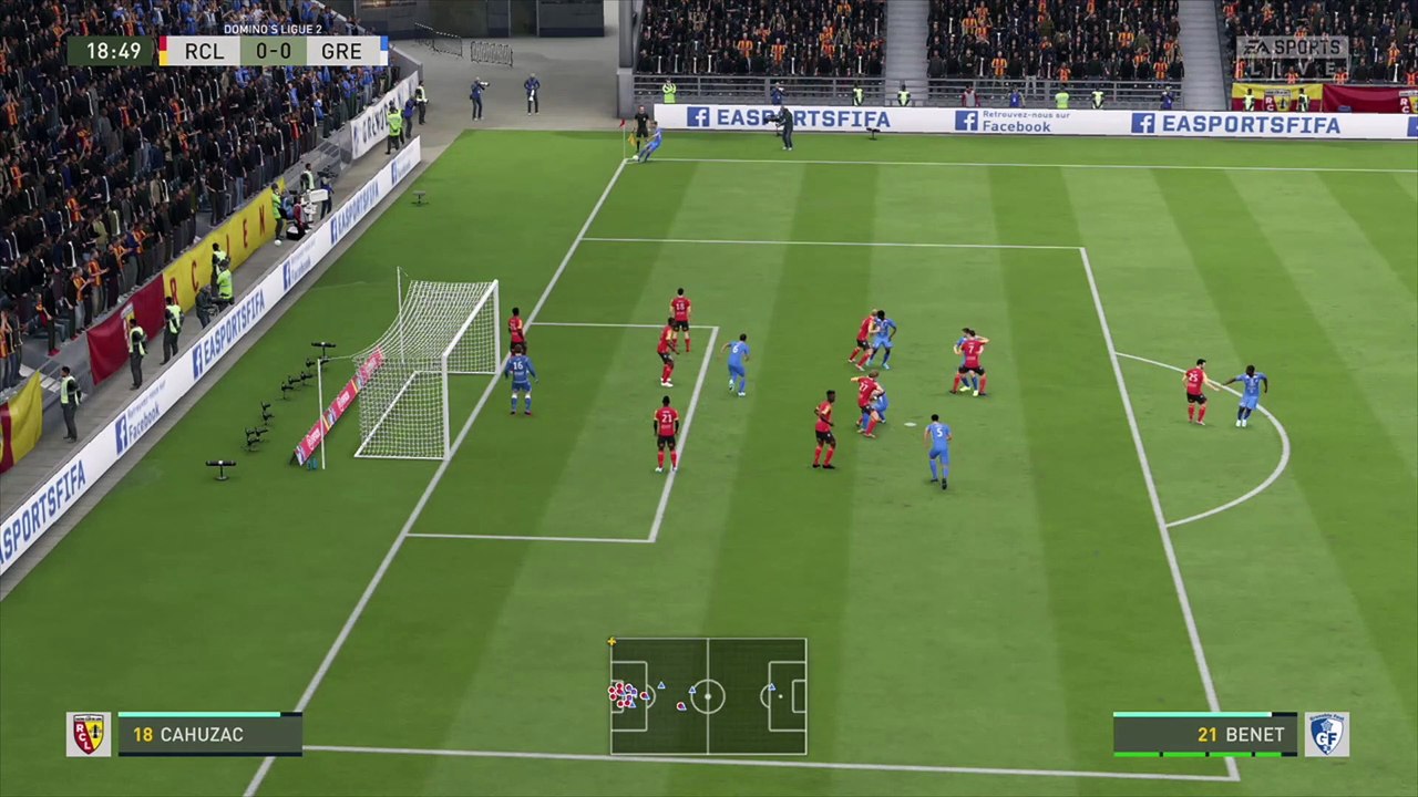 FIFA 20 : on a simulé RC Lens - GF38 de la 24èm...