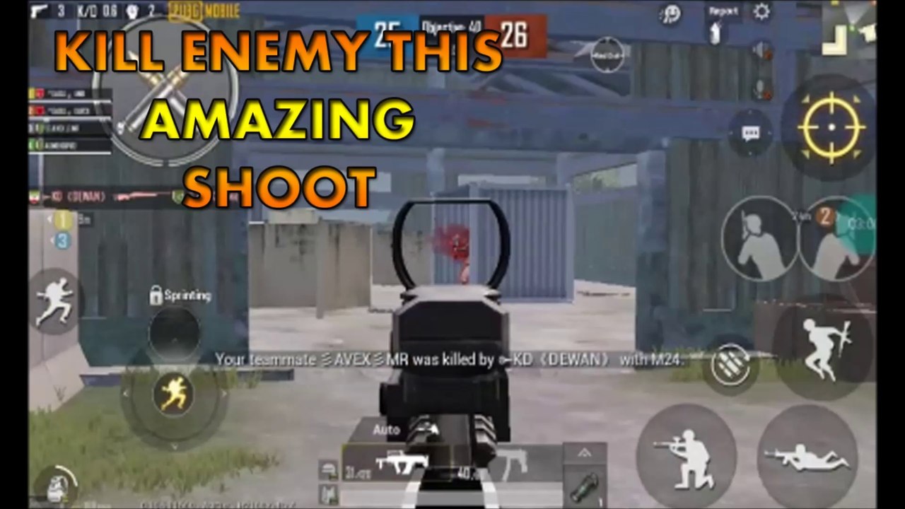 KILL ENEMY THIS AMAZING SHOOT IN TDM HOUSE PUBG MOBILE