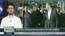 Sergei Lavrov continúa en Venezuela su gira por Latinoamérica