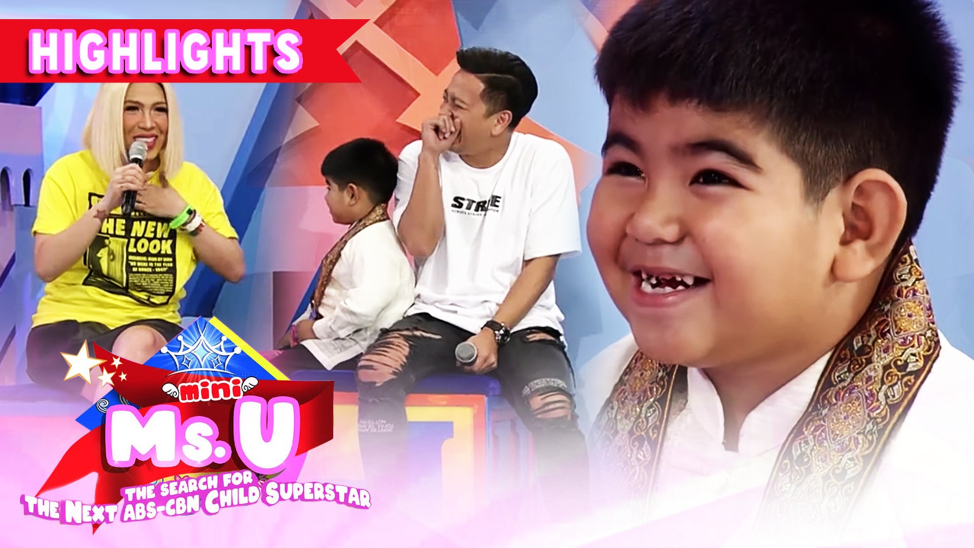 ⁣Vice Ganda and Jhong laugh hard because of Yorme | It's Showtime Mini Miss U