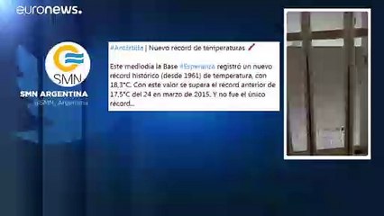 Dans l'Antarctique, une base argentine enregistre une chaleur record
