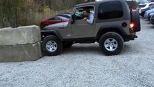 Quando pensas que o teu Jeep pode subir em todos os lugares