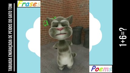 Divirta-se com a Tabuada Engraçada de Peidos do Gato Tom! 🐱