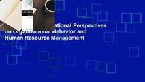 Full E-book  International Perspectives on Organizational Behavior and Human Resource Management