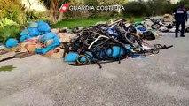Mazzara del Vallo (TP) - Deposito abusivo di rifiuti sequestrato da Guardia Costiera (07.02.20)