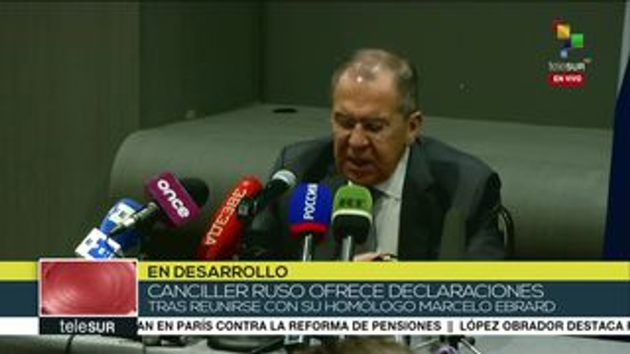 Canciller ruso fortalece lazos diplomáticos con México