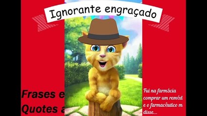 Ignorante engraçado: Fui na farmácia comprar um remédio e o farmacêutico me disse... [Frases e Poemas]