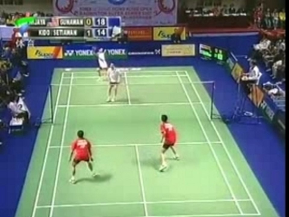 BADMINTON 2007 Hong Kong MD Final game 2