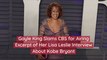 Gayle King Is Angry With CBS