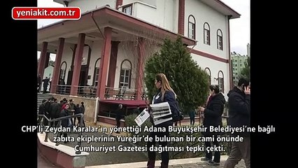 CHP'li belediyeden cami çıkışında provokasyon! Müslümanları böyle günaha soktular