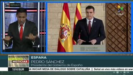 Sánchez y Torra se reúnen para analizar crisis política en Cataluña