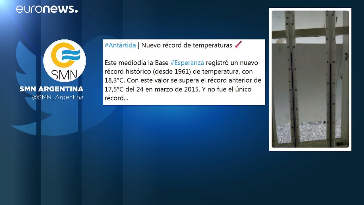 Rekord in der Antarktis: 18,3 Grad